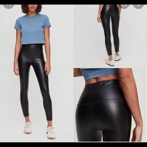 Wilfred Daria vegan leather tights